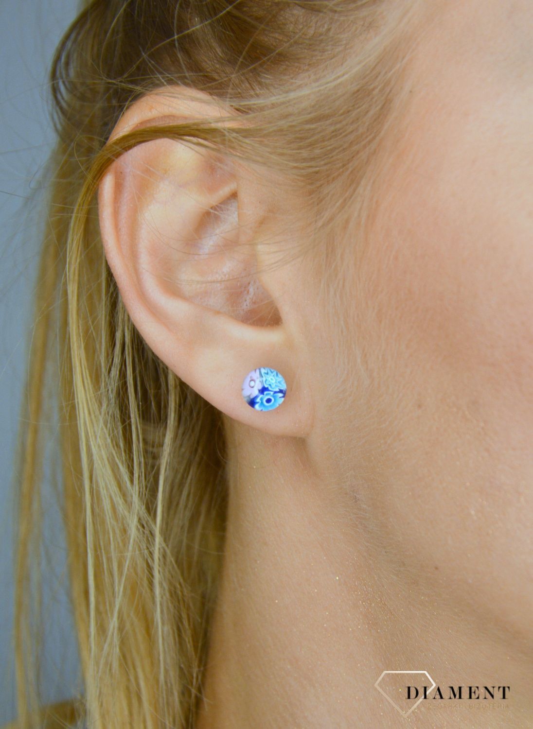 Kolczyki szkło weneckie w niebieskim odcieniu Murano 18.jpg